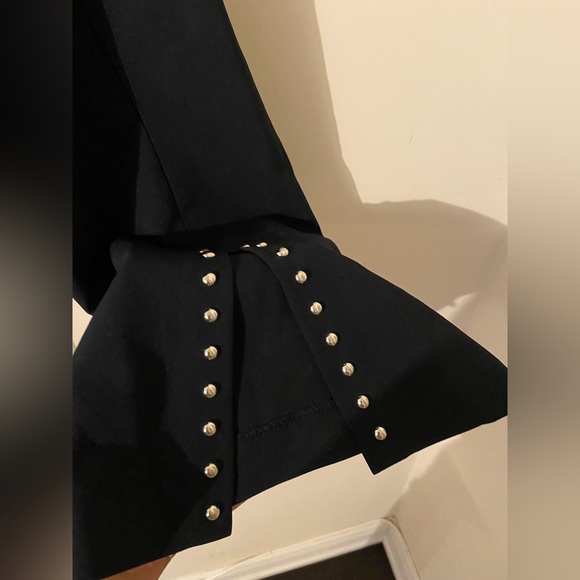 Zara Women’s Black Straight Leg Pants Size US Large - Picture 5 of 9